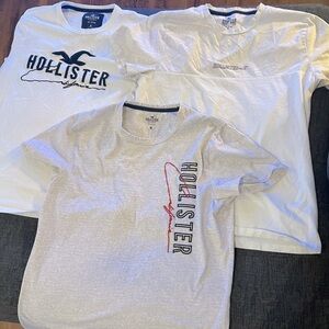 3 mens Hollister tshirts, size medium